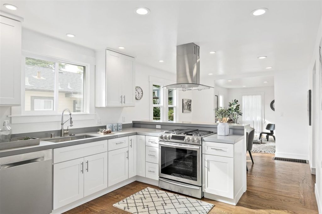 Remodeled kitchen in an El Cerrito home