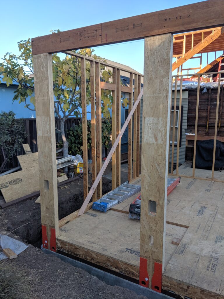 Piedmont Addition, framing, photo 1 of 11