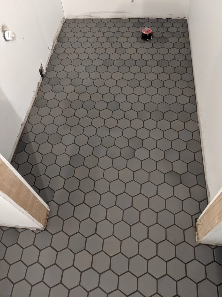 Crocker Highlands Half Bath, construction, photo 7 of 9