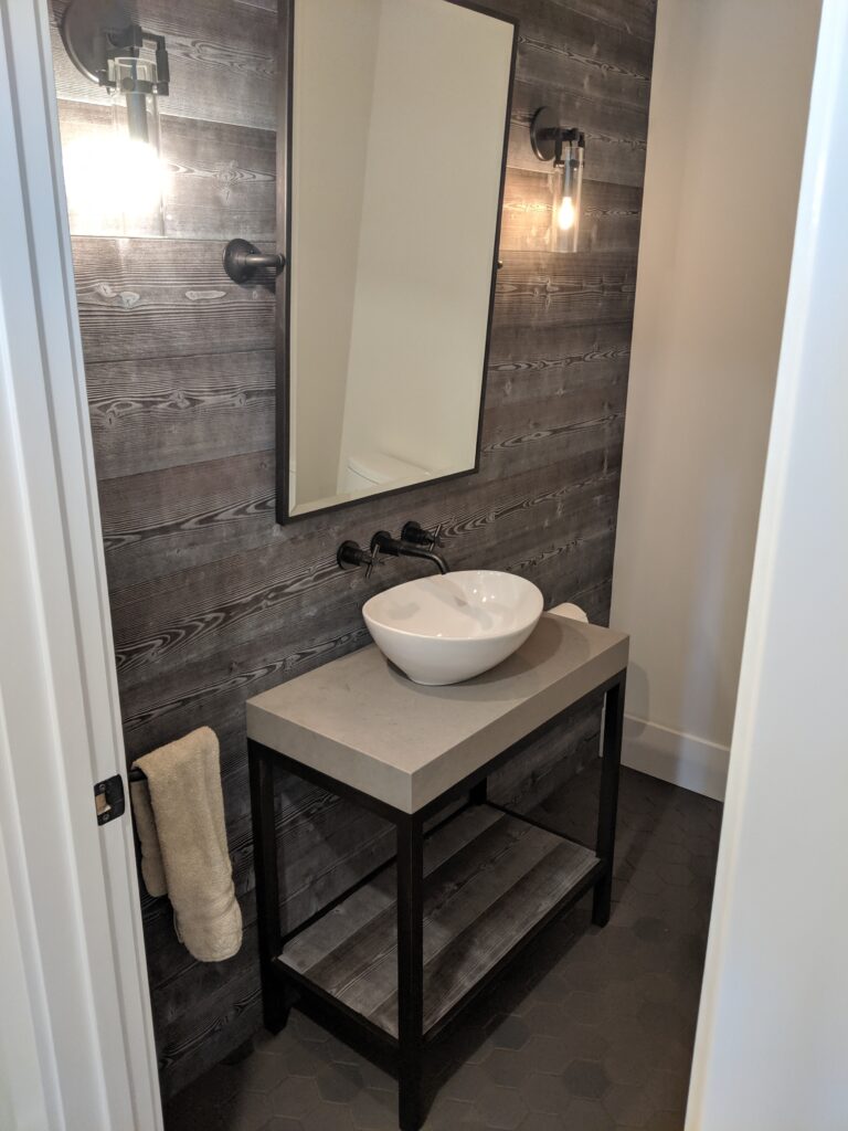Crocker Highlands Half Bath, finished, photo 1 of 8