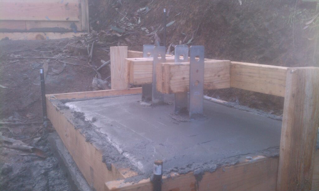 Rockridge Deck Rebuild, footings, photo 3 of 3
