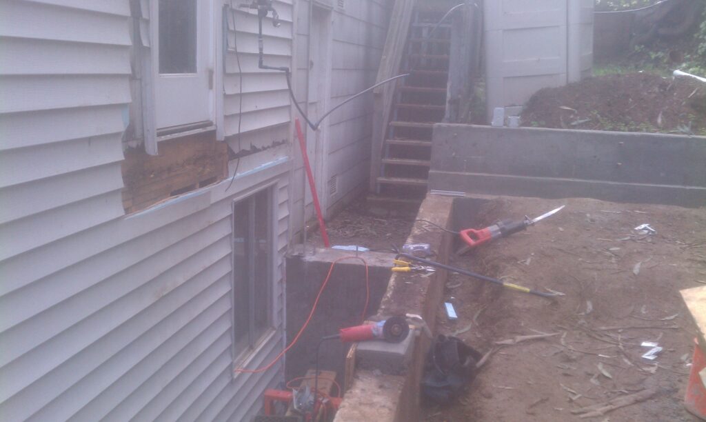 Rockridge Deck Rebuild, footings, photo 1 of 3