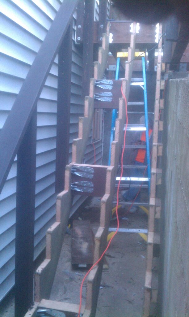 Rockridge Deck Rebuild, framing, photo 2 of 5