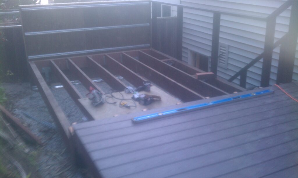 Rockridge Deck Rebuild, framing, photo 4 of 5