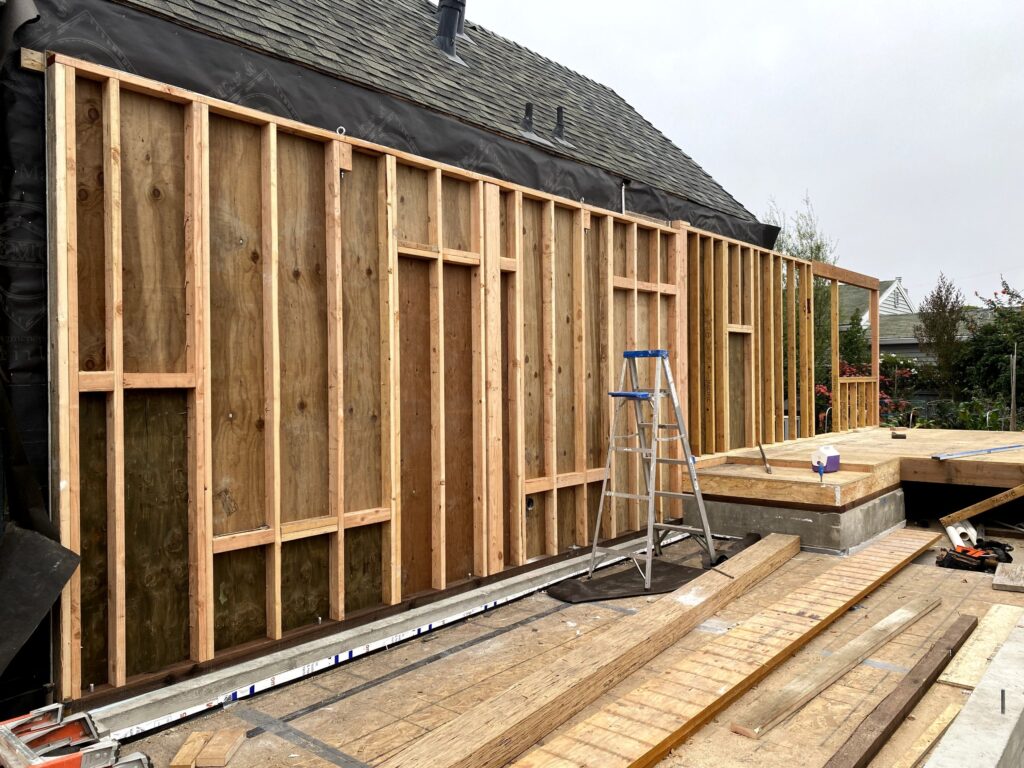 West Berkeley ADU, framing, photo 1 of 11